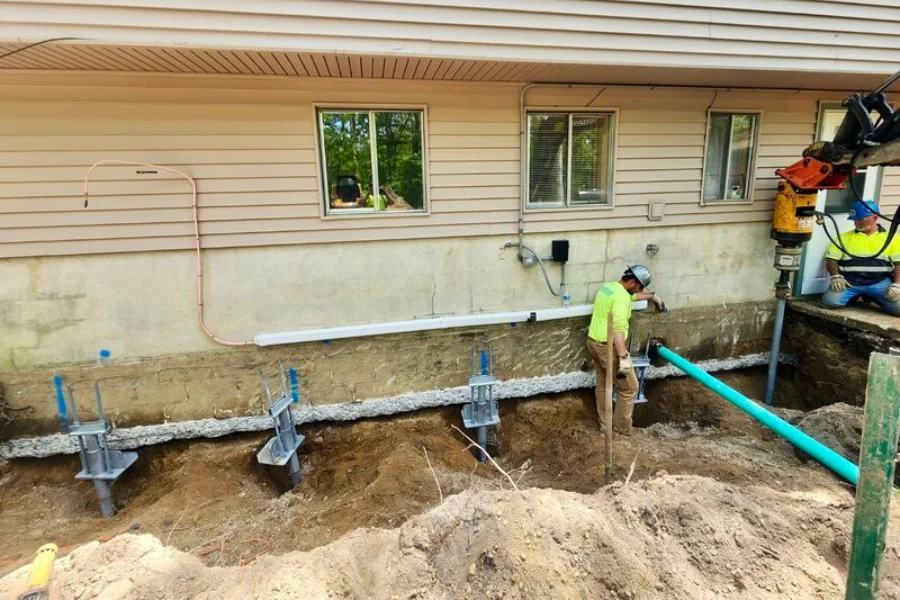 Helical Pier Installation in Marksville, LA