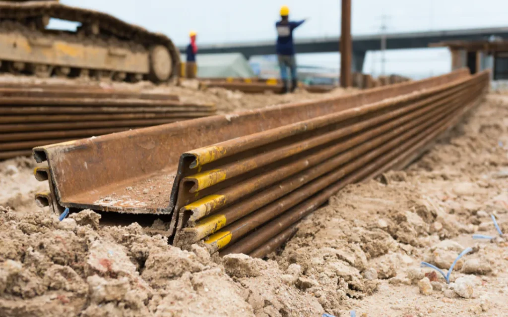 Pressed Steel Pilings in Marksville, LA