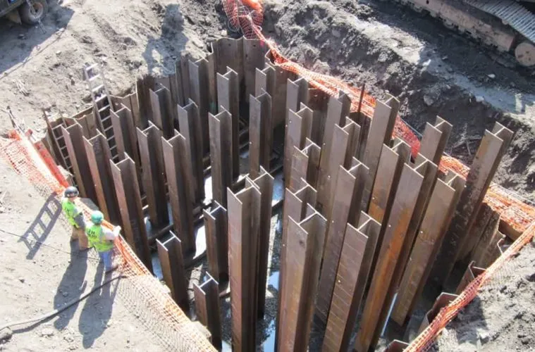 Pressed Steel Pilings in Marksville, LA